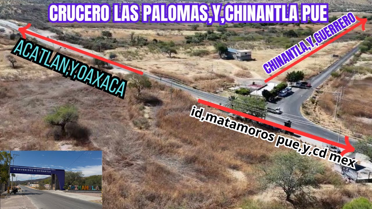 crucero las palomas chinantla puebla o chinantla york