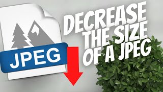 How to decreased the size of a JPEG screenshot 3