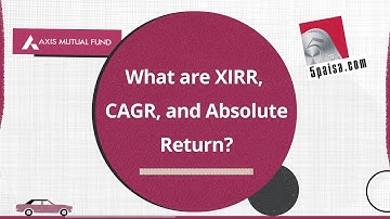 Types of Mutual Fund Returns - What is CAGR, XIRR & Absolute Returns - Mutual Funds Talks
