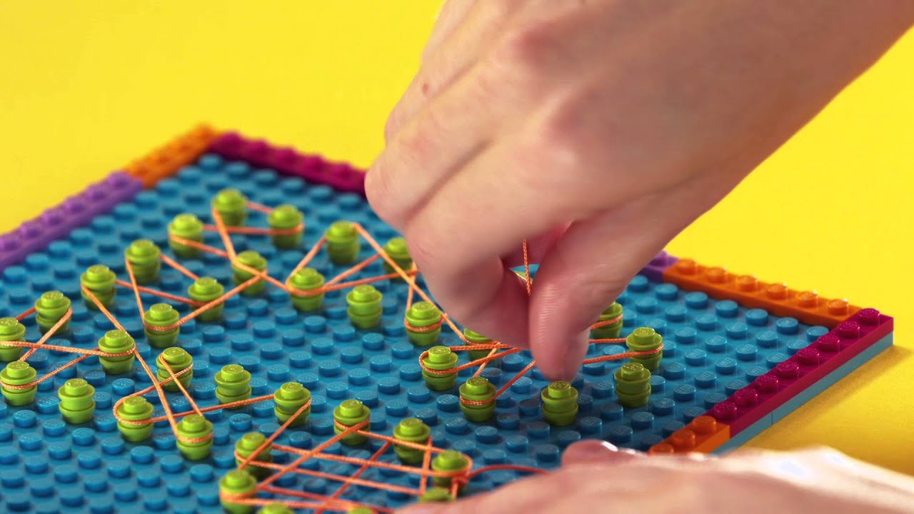 Andrea's DIY String Art Note - LEGO Friends - How to -