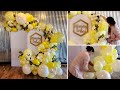 Mommy to Bee Baby Shower Balloon Garland