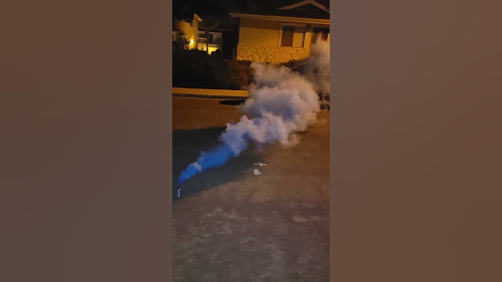 Firework smoke bomb from Mexico