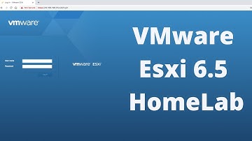 vmware esxi 6.5 install -HomeLab -
