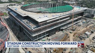 Construction moving forward on new Nissan Stadium
