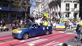 San Francisco St. Patrick's Day Parade 2022 Save Ukraine Stop Putin