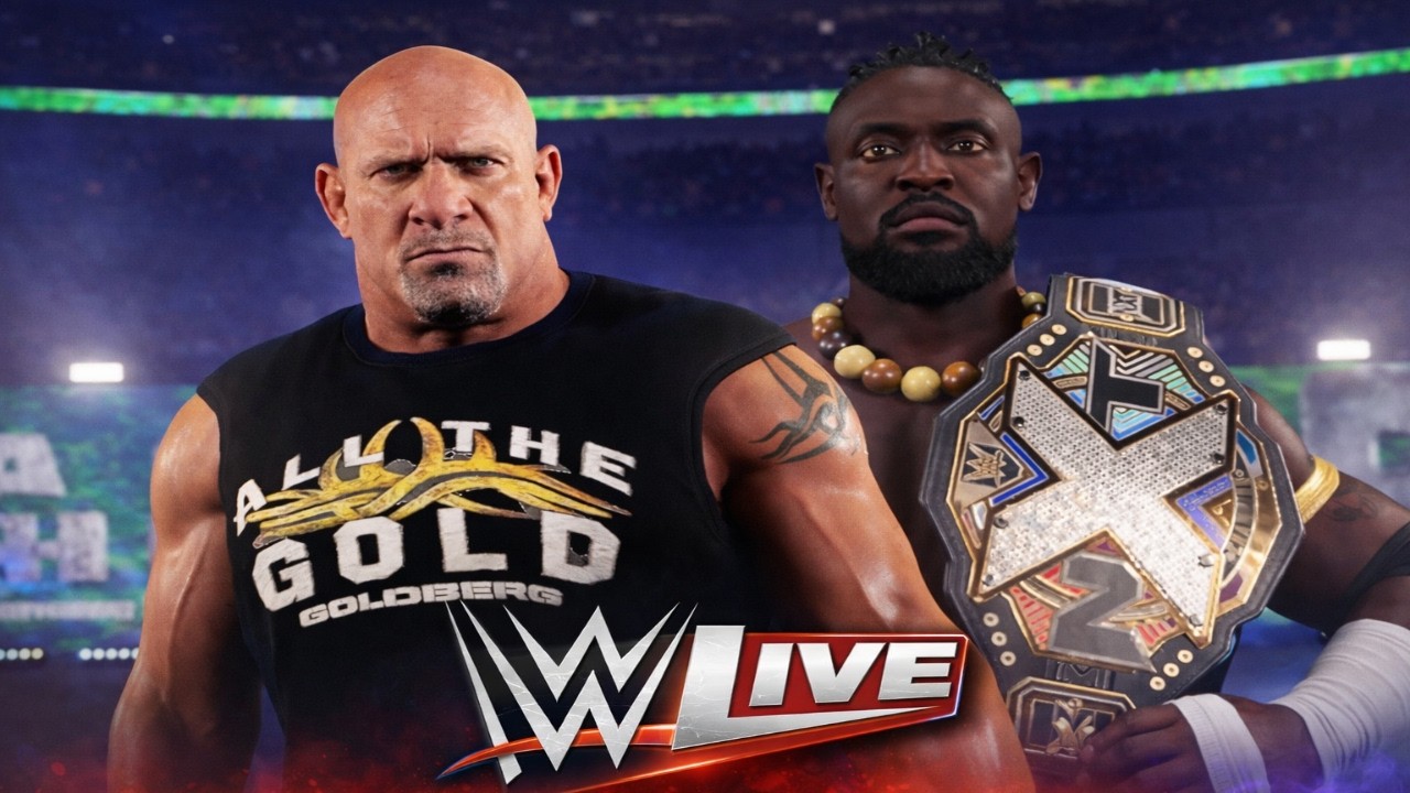 Goldberg vs Oba Femi – WWE 2K25 Full Match 😱 Spear vs Power Bomb!