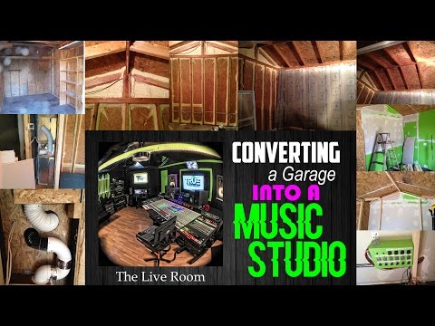The Live Room Converting A Garage Into A Music Studio