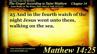 The Gospel of Matthew Chapter 14 - Bible Book 40 - The Holy Bible KJV Read Along Audio/Video/Text