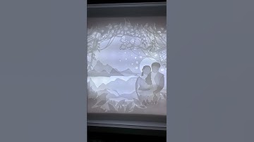 First time making this wonderful Shadow box using cricut machine | createbyamitiels #cricut