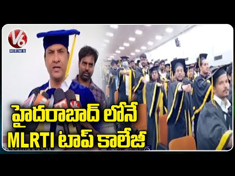 Graduation Day Celebrations Grandly Held In MLRIT College | Marri Rajashekar Reddy | V6 News