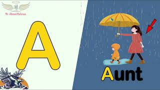حروف اللغة الإنجليزية ABC Phonics تأسيس انجليزي للمبتدئين مع نطق الصحيح للكلمات حرف letter A