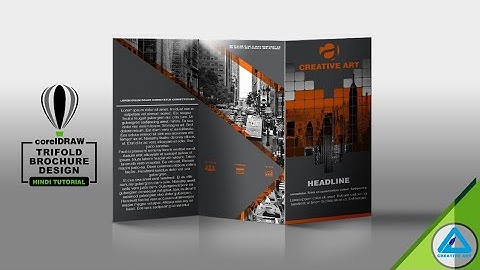 Coreldraw | Trifold Brochure Design in Hindi Tutorial