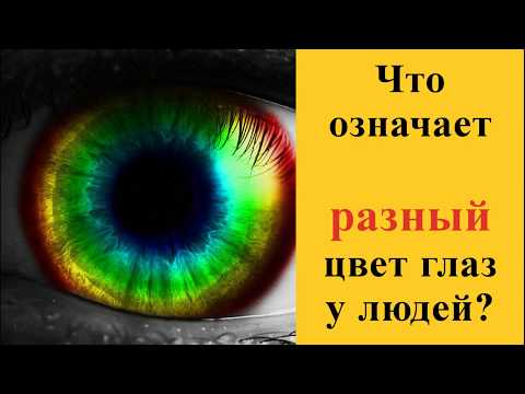 Что означает разный цвет глаз у людей /Гетерохромия