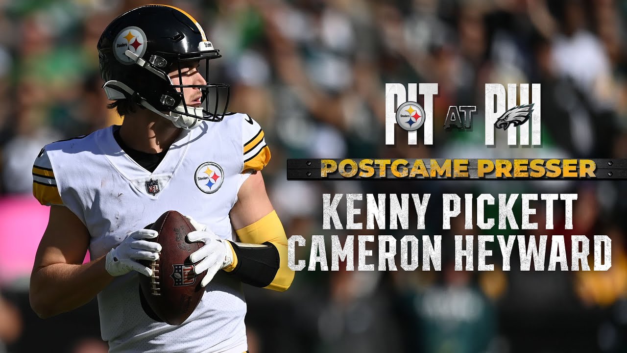 postgame-press-conference-kenny-pickett-cam-heyward-on-week-8-at