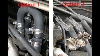 How to bypass your heater core