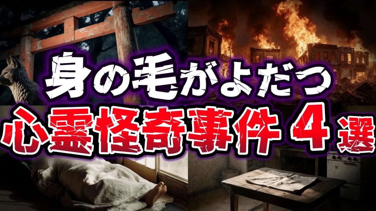 【ゆっくり解説】身の毛がよだつ 本当に起こった!! 科学では説明できない 偶然や不可解で恐ろしい 心霊怪奇事件４選