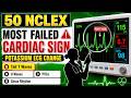 50 NCLEX: The Most Dangerous Potassium ECG Change | The Most Failed Cardiac Sign  #2026 #education