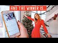WINNER WINNER CLOTHING GIVEAWAY | VLOGMAS #12