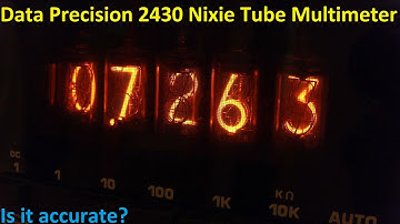 Data Precision 2430 Nixie Tube Multimeter