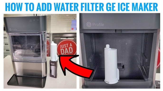 How to install the filter on the Opal Nugget Ice Maker? 