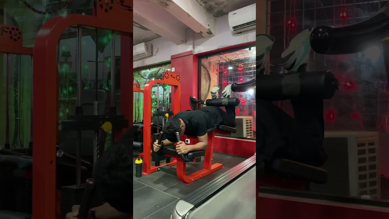 BEST HAMSTRING MACHINE WHICH HELP TO GROW UR THIGHS GYM VIDEO | 