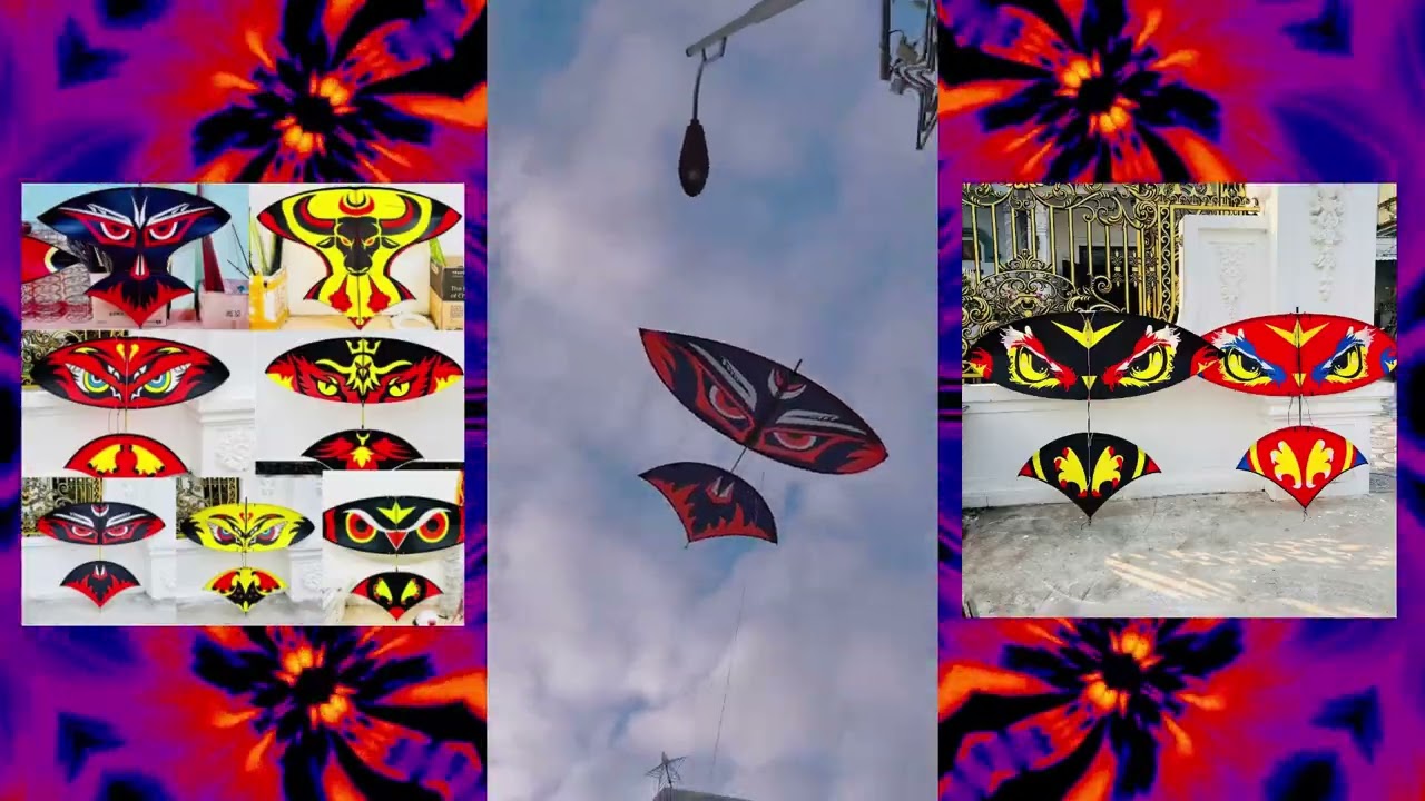 Diều Sáo 1m7 -2m -2m5 Đủ Các Mẫu Hót .Diều Cacbon giá rất mềm Diều Hoàn Thiện.