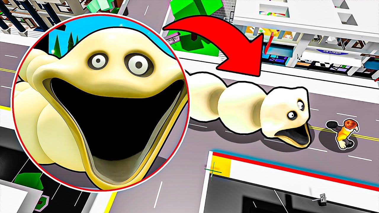 GŁODNY ROBAK POJAWIŁ SIĘ na BROOKHAVEN w ROBLOX!