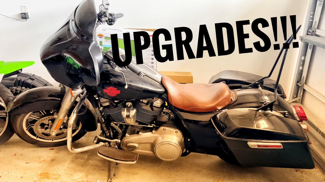 2020 Harley Electra Glide Upgrades - New Front Wheel and 14” Bars