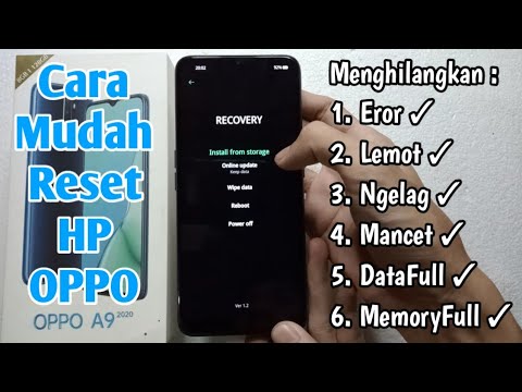 Hard Reset OPPO A9 2020 | Cara Reset HP OPPO A9 | Cara Restart HP OPPO A9 | Cara Mereset HP OPPO A9