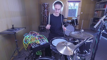 Dual Delay Drums w/ Roland TM-2 + 4ms DLD + Mutable Instruments Clouds