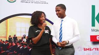 Treasure from Mlandomuhle High says he came to the expo looking for more knowledge