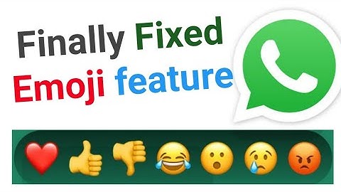 whatsapp message reaction update not working || whatsapp new update message reactions || reaction