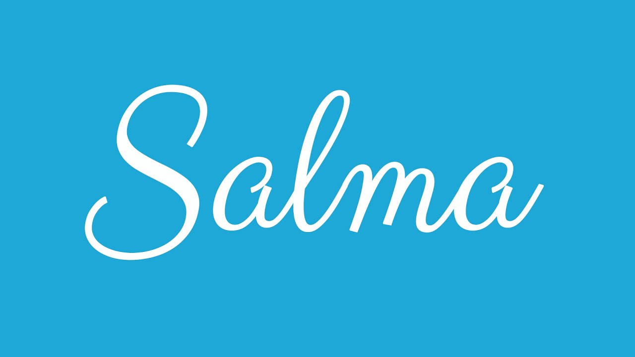 Learn how to Sign the Name Salma Stylishly in Cursive Writing ...