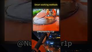 Smart working methods #funny #couple #single #viral #trending#guitar