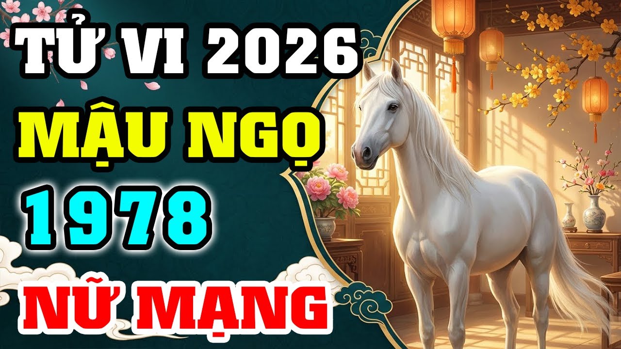 Tử Vi Tuổi Mậu Ngọ 1978 Nữ Mạng Năm 2026: Vượt Hạn Thái Bạch, Đón Lộc Bình An