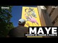 Maye raconte sa fresque  paris 13e  street art inspiration camargue