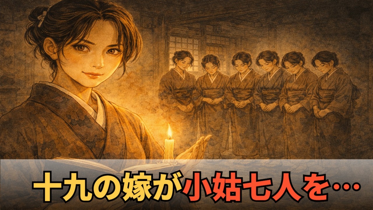 【感動】「嫁いだら小姑が七人もいた」|昔話|民話|物語|伝承|訳あり