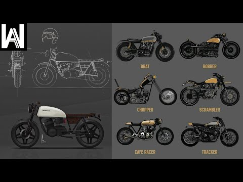 15 Jenis MOTOR CUSTOM terbaru tipe,aliran dan style Referensi buat kamu yang ingin meng custom motor
