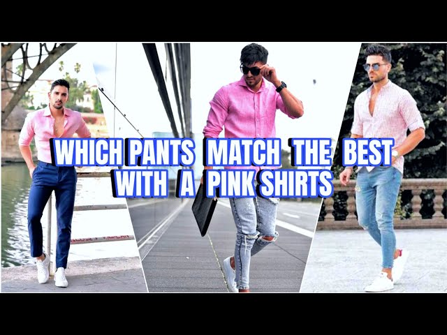 What color pants would match a pink t-shirt? - Quora