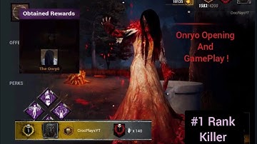 Onryo Gameplay And Opening! | #1 Rank Killer | Dead By Daylight Mobile #dbdm #indiangamer #dbd