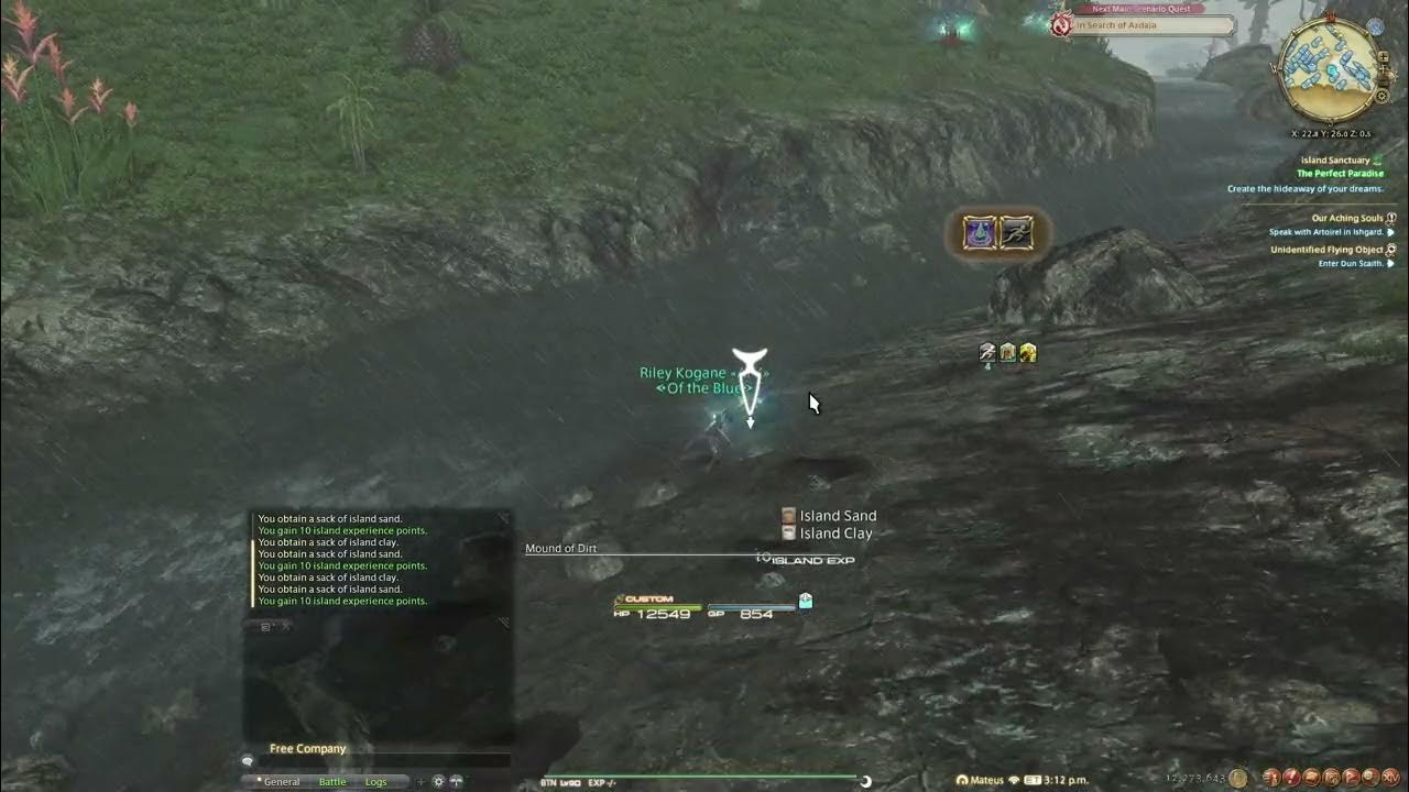 FFXIV Island Clay route YouTube