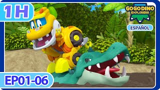 [GOGODINO EXPLORERS] EP0106 Compilación | 1 hora |Dibujos Animados |Dinosaurios para niños |Español