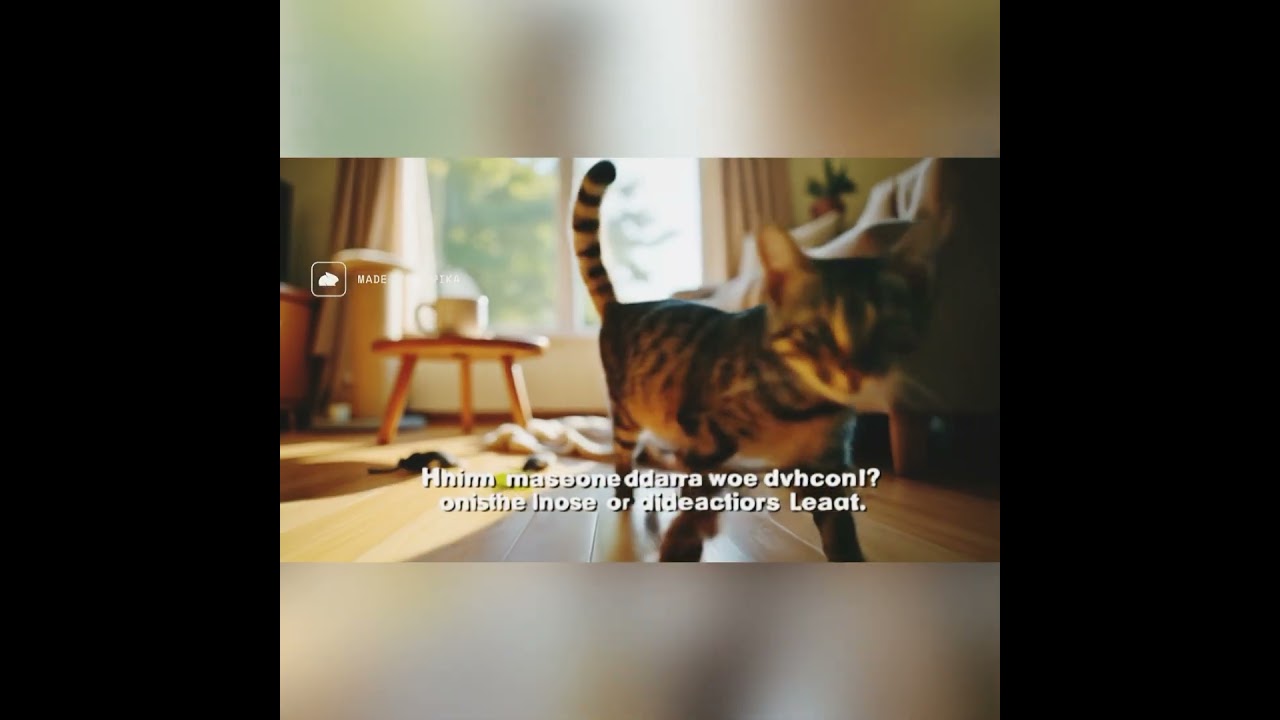 A beautiful talking cat 🐈 