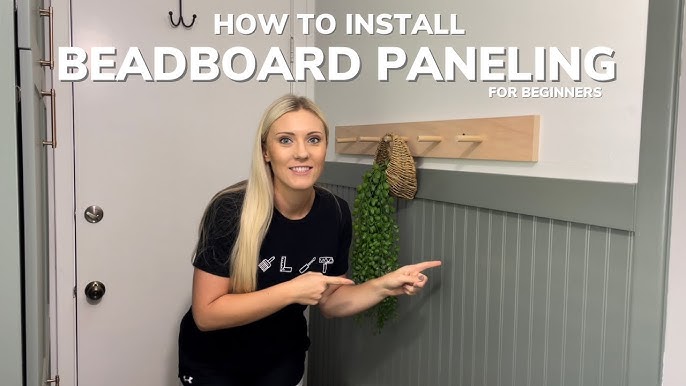 How to Install Beadboard Wainscoting, Wall Ideas & Projects