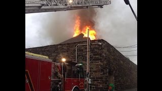 20150114 CSF 4th + Alarm Northumberland County Prison Fire, Sunbury, PA