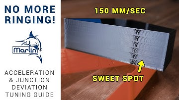 Remove ringing by tuning acceleration and junction deviation - step by step guide