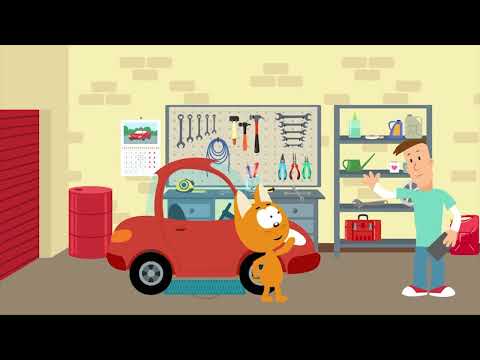 Magic garage Meow-meow Kitty  Cartoons for kids