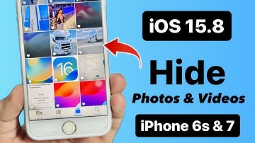 iOS 15.8: Hide Photos & Videos on iOS 15.8 iPhone 6s, 7
