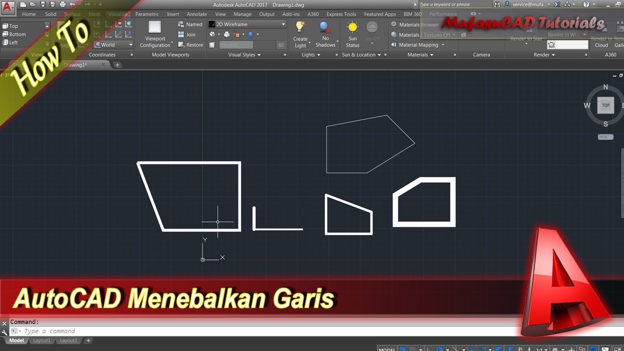 Contoh Gambar Cara Mewarnai Kotak Pada Autocad - KataUcap