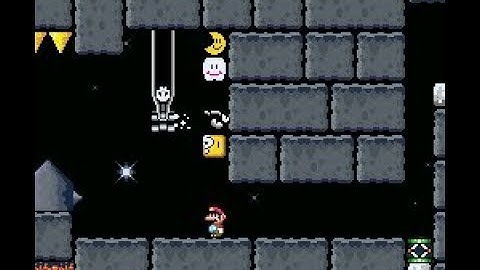Smw Custom Level Preview: Midnight Fortress
